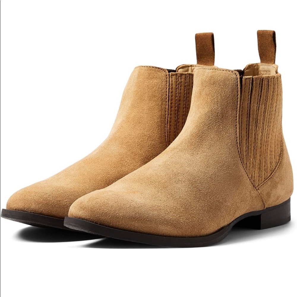 Women’s Jack Rogers Pippa Suede Bootie in 156 Oak Size 8.5 with box